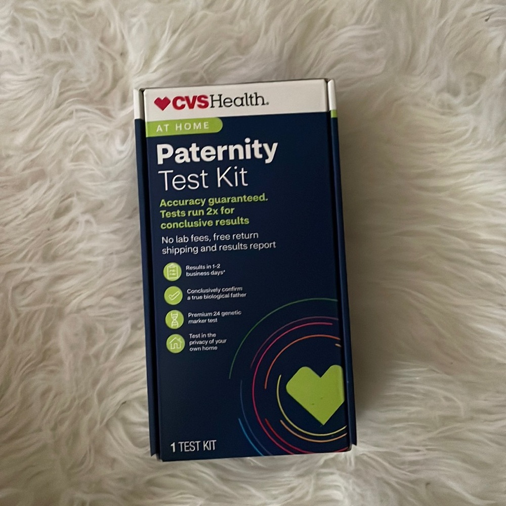 Paternity test. No lab fees.